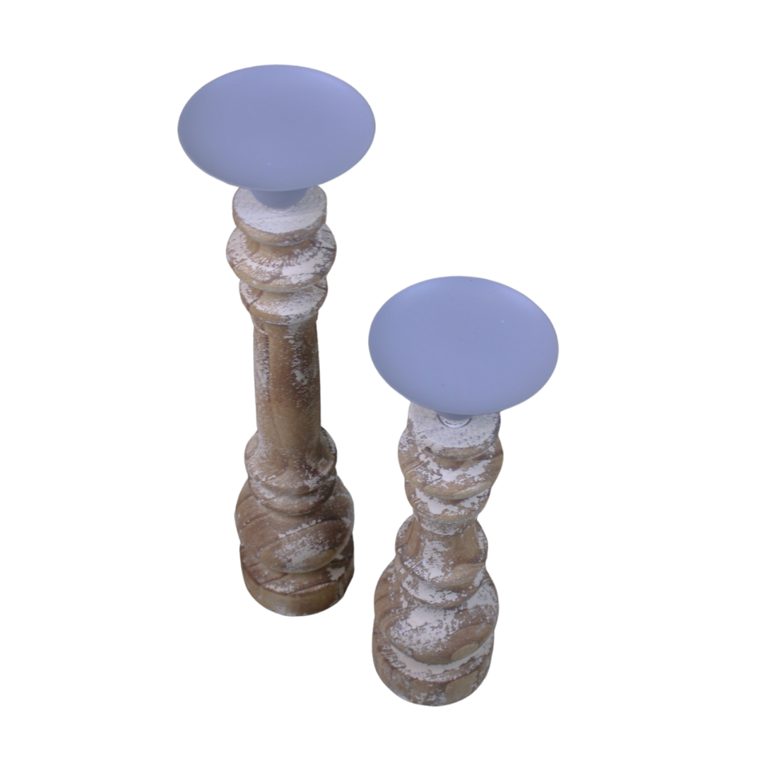 Woody Candle Stand Holder