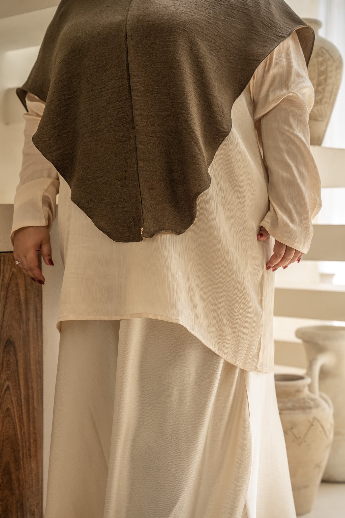 Slim Blouse in Bliss White