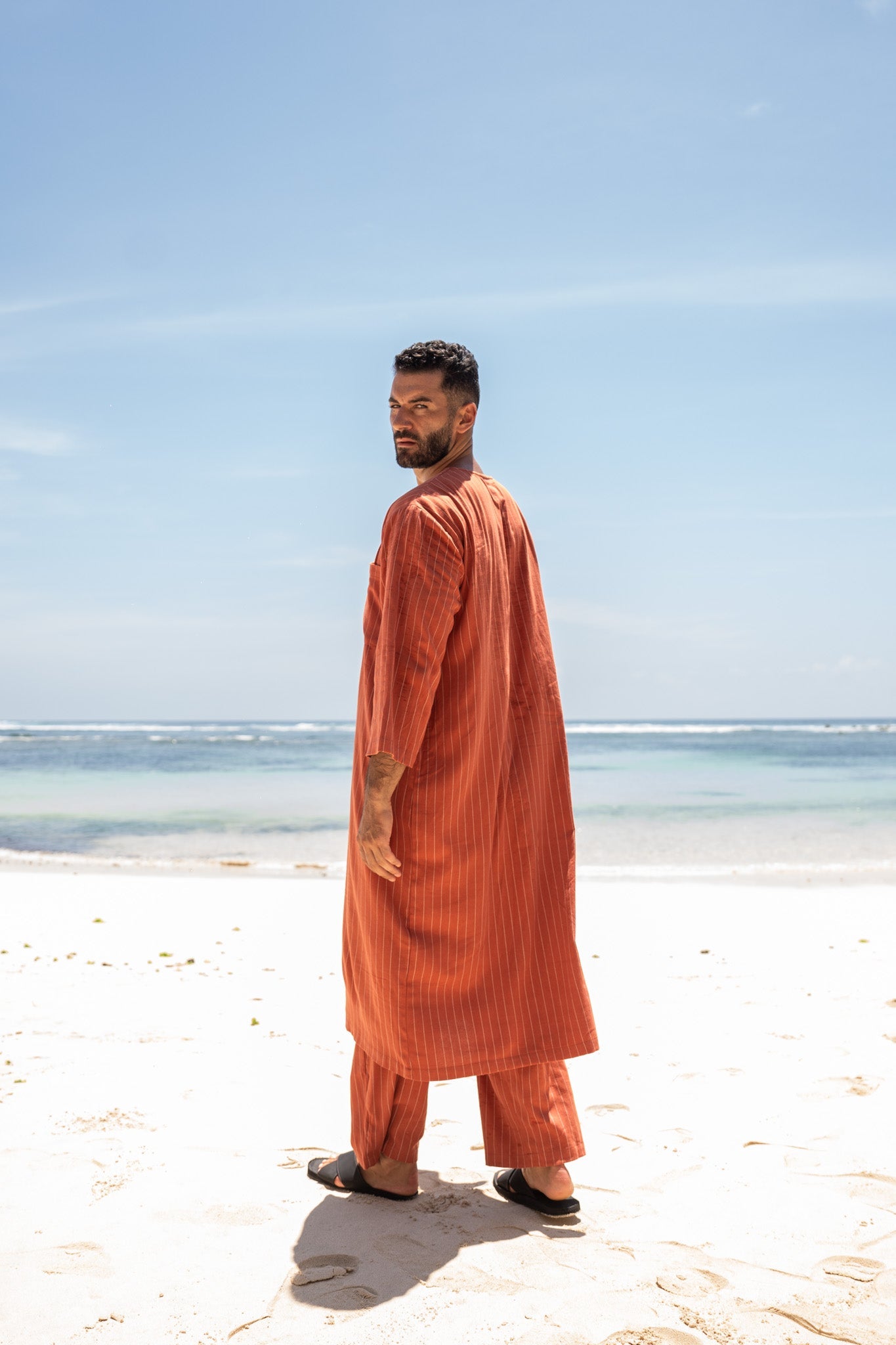 Curve Emir Set in Sun Ray Stripe