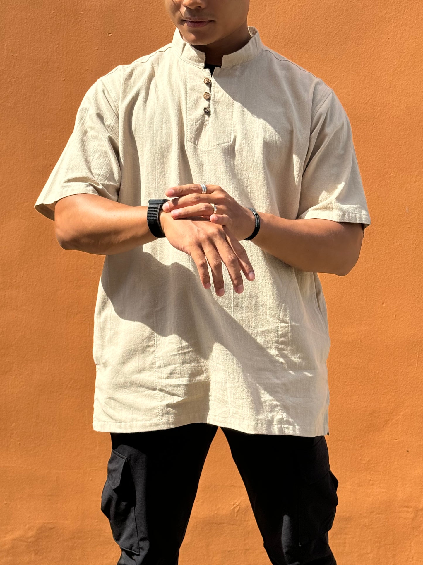 Men's Mandarin Collar Kurta
