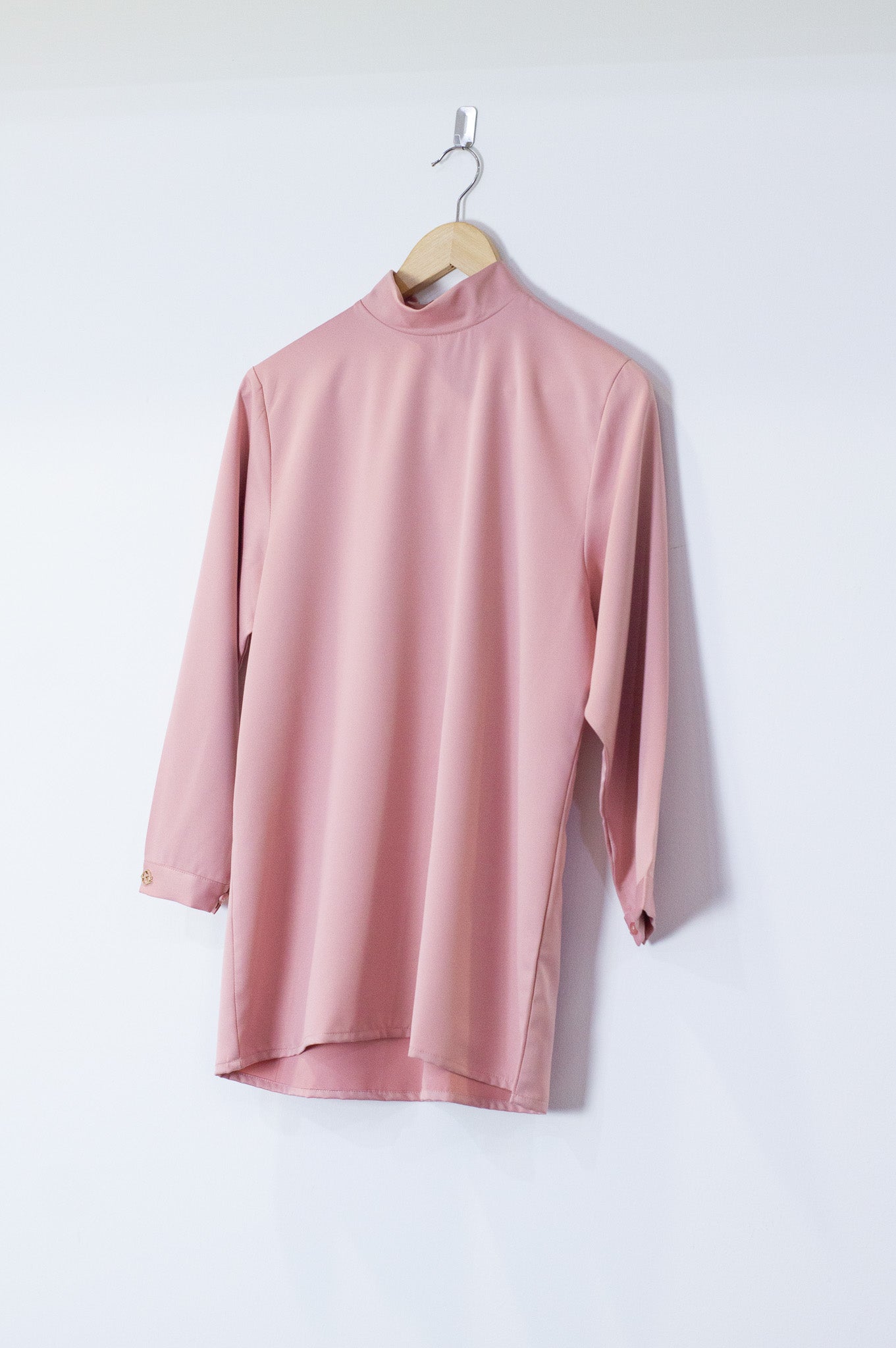 Baju Kurung Top in Pearly Pink