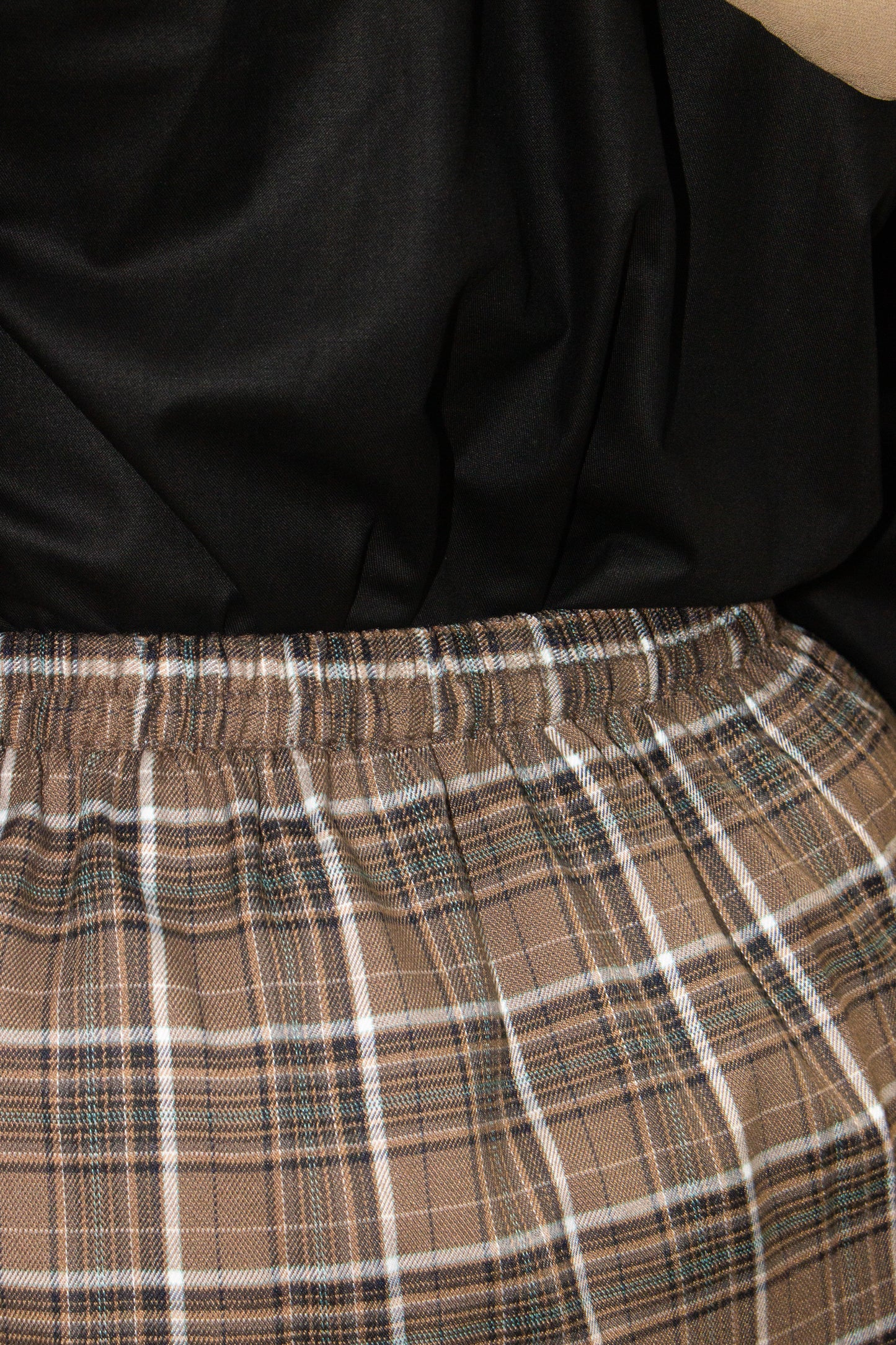 Brunette Flannel Long Pint Skirt