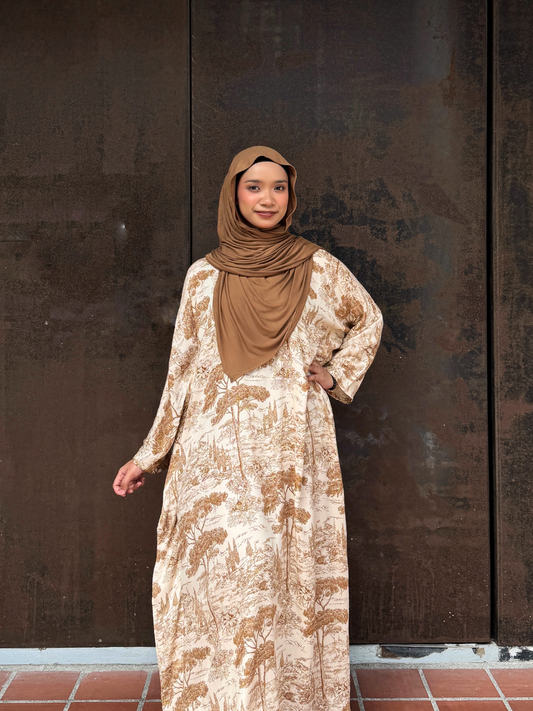Earthy Oak Dress