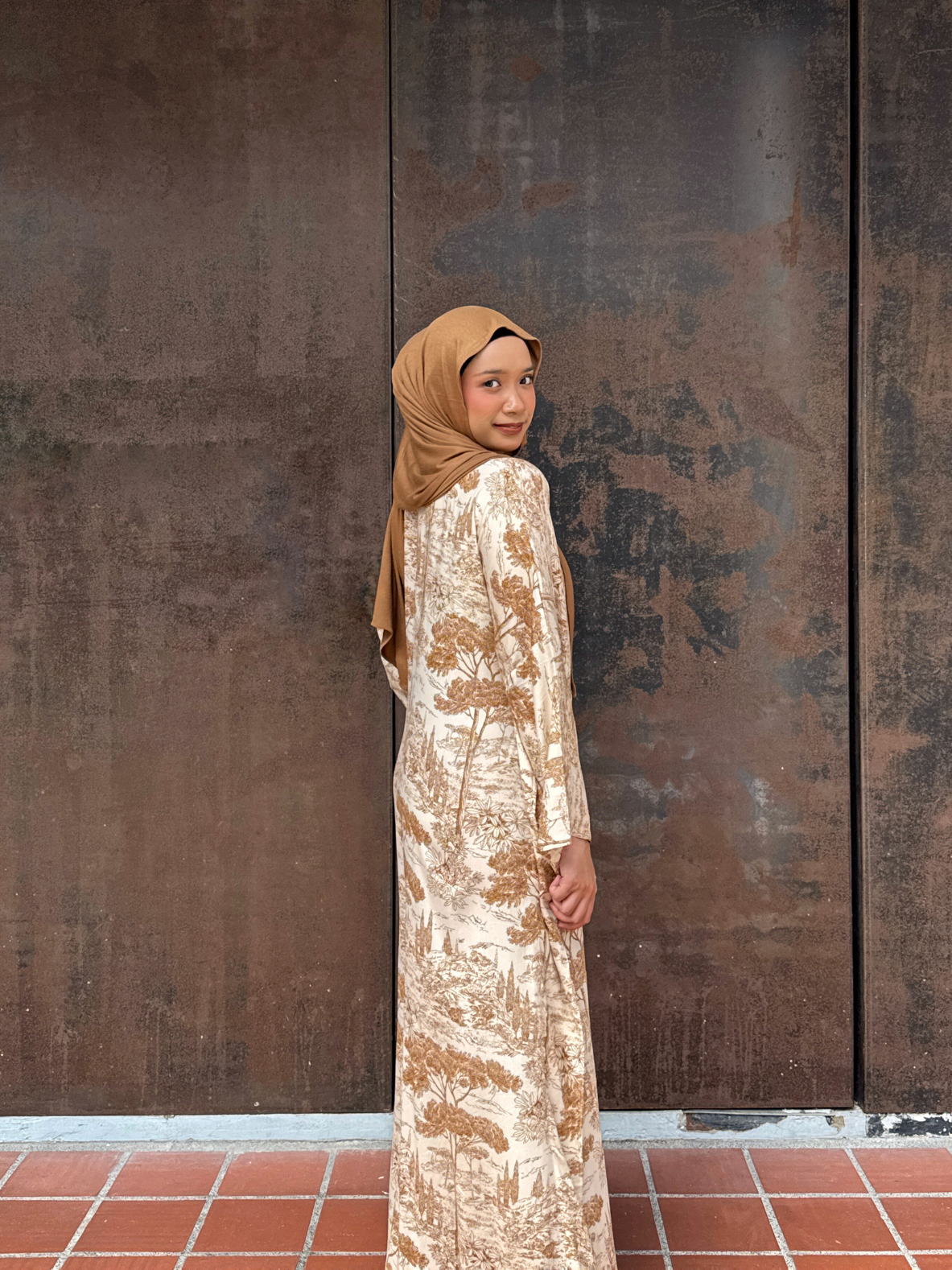 Earthy Oak Dress