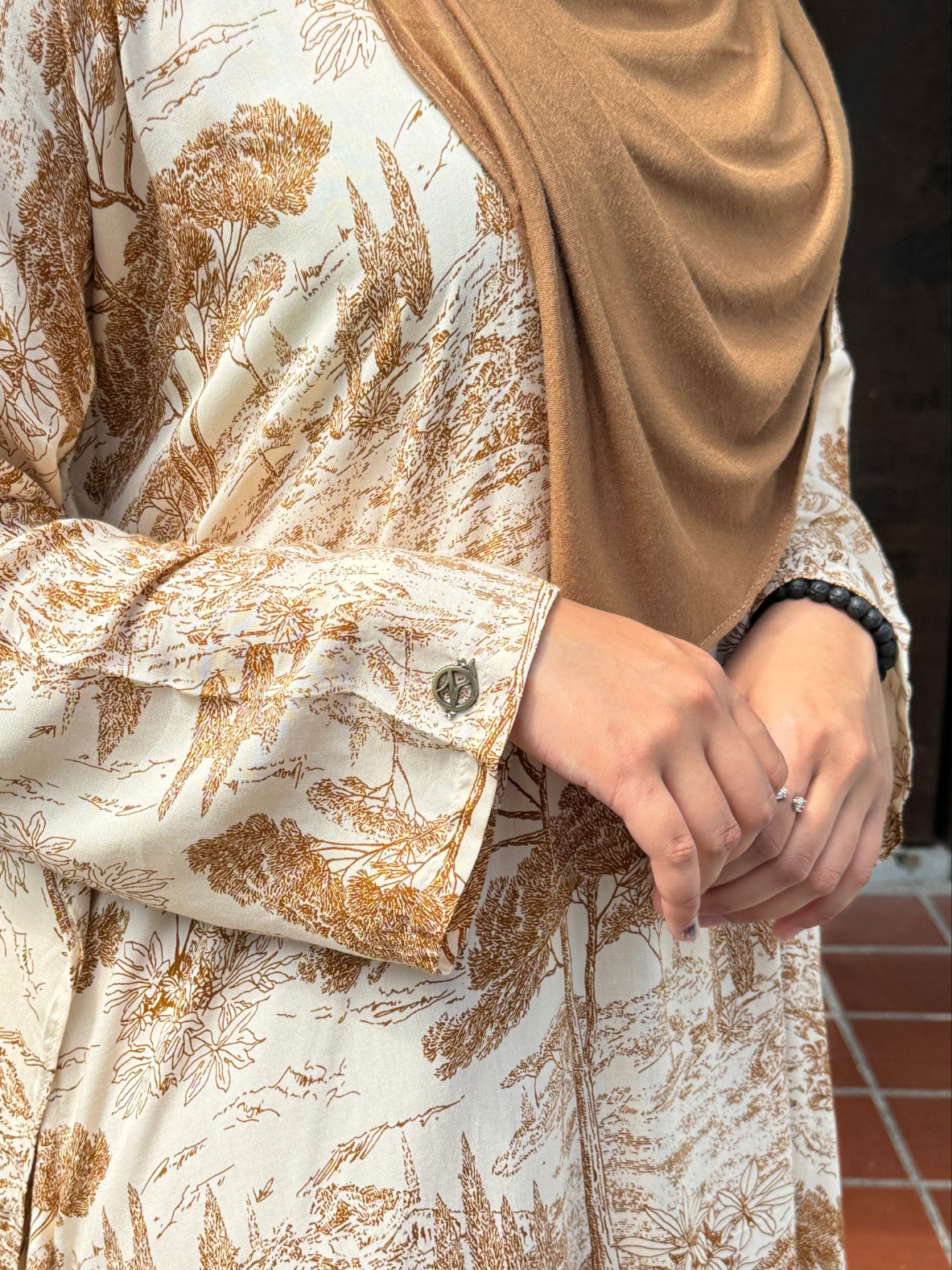 Earthy Oak Dress