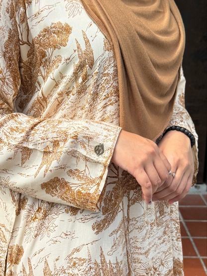 Earthy Oak Dress