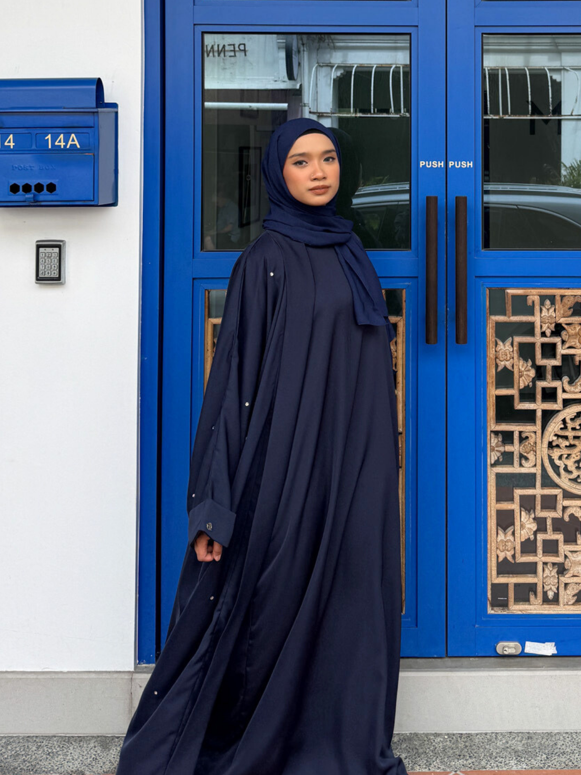 Lateefa Abaya with Swarovski