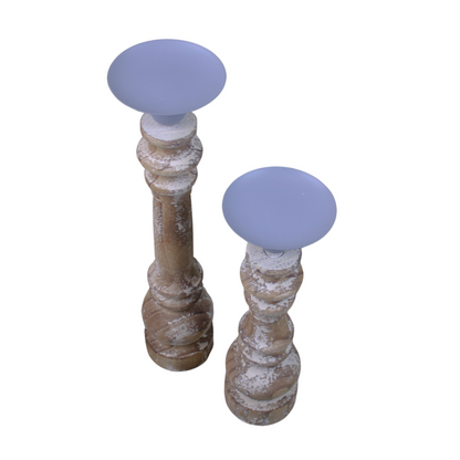 Woody Candle Stand Holder