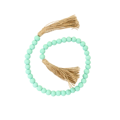 Long Decor Beads with Natural Tassel