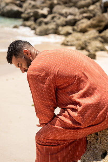 Curve Emir Set in Sun Ray Stripe