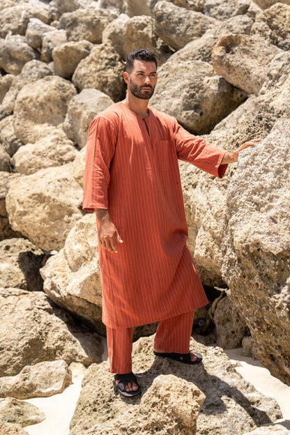 Curve Emir Set in Sun Ray Stripe