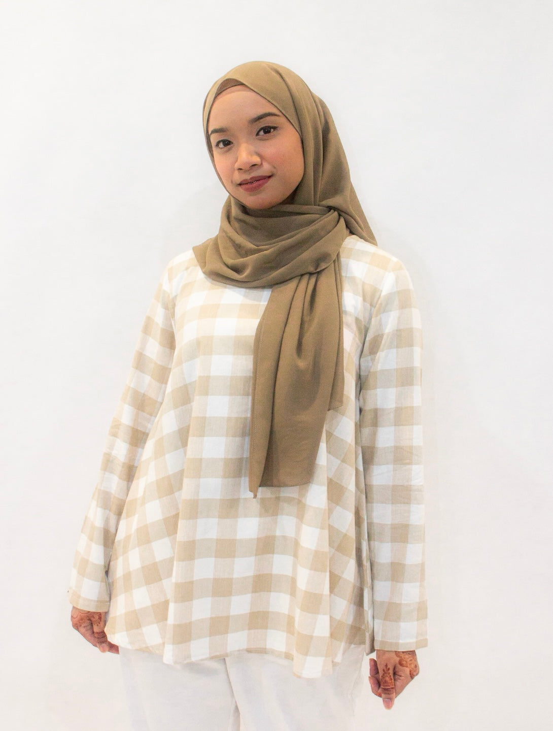 Checkered Wide Top