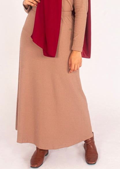 A-Ribbed Skirt