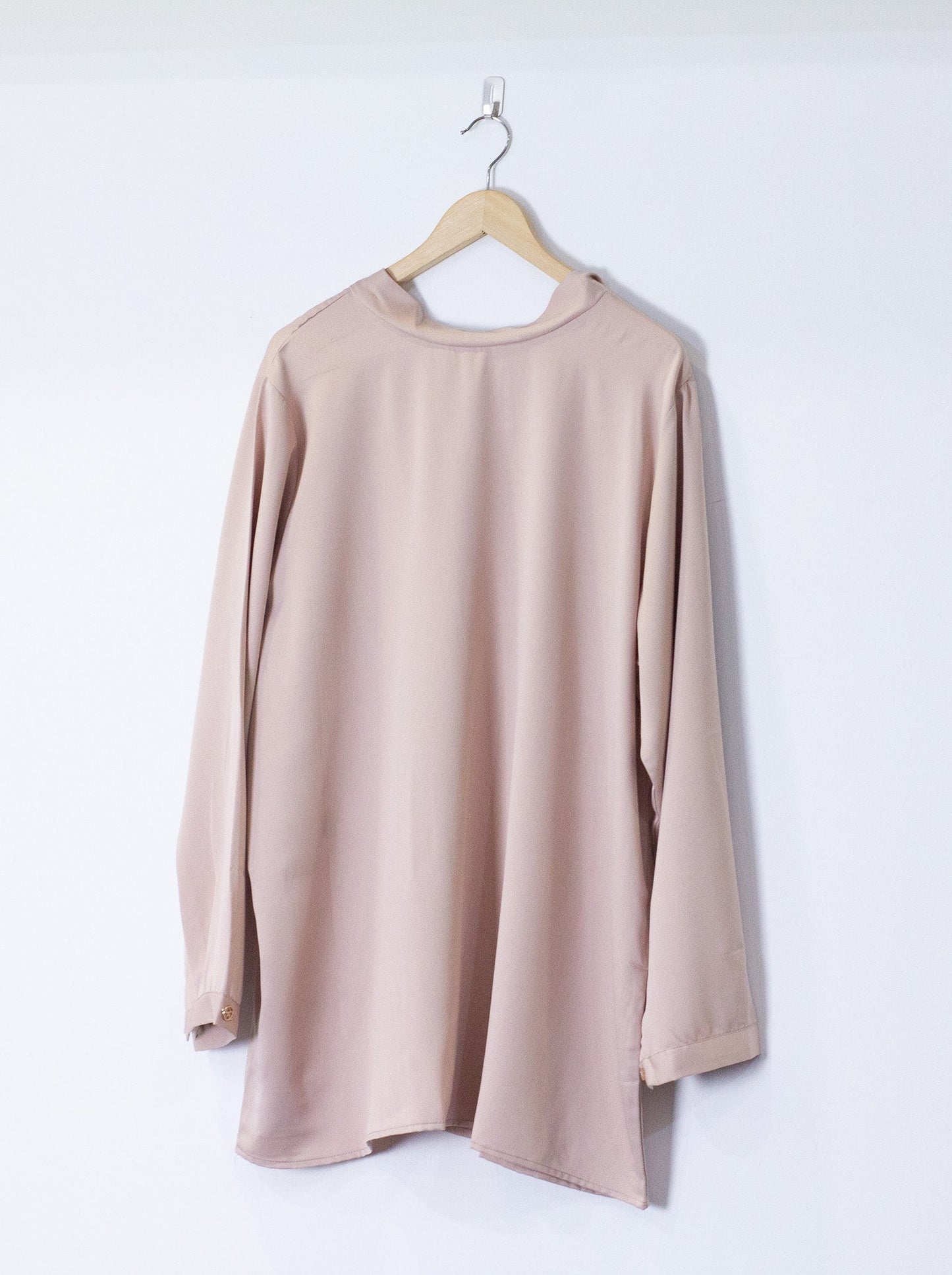 Curve Baju Kurung Top in Dusty Fin