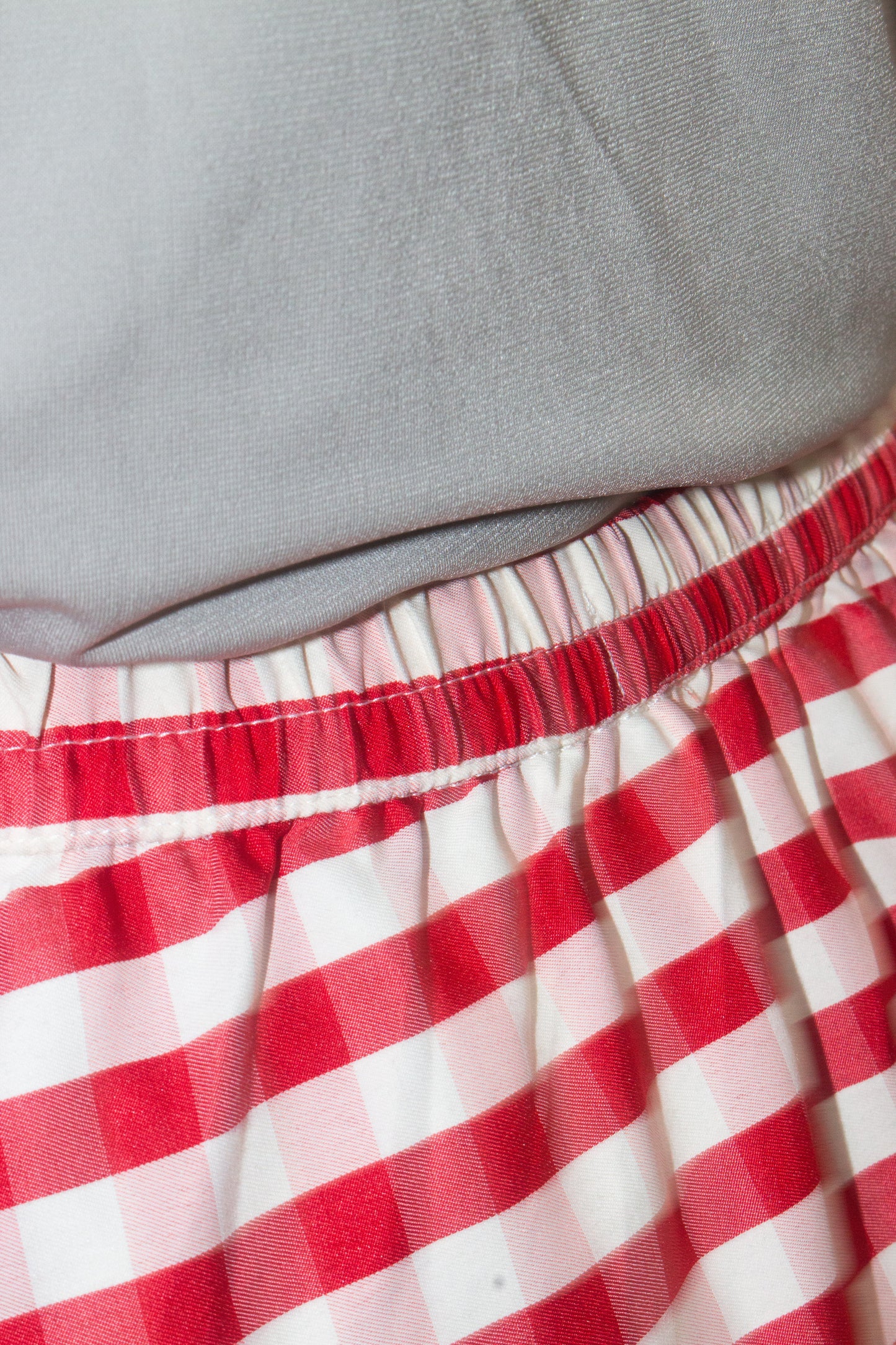 Curve Checkered Maxi Skirt