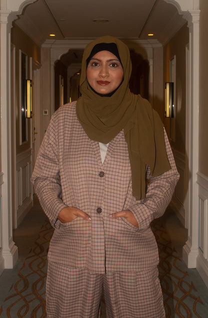 Curve Vintage Ging Ham Blazer