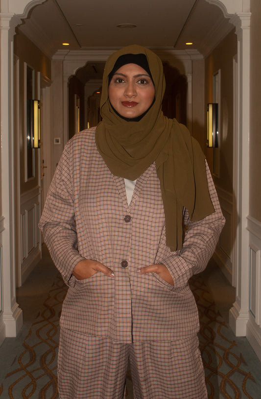 Curve Vintage Ging Ham Blazer